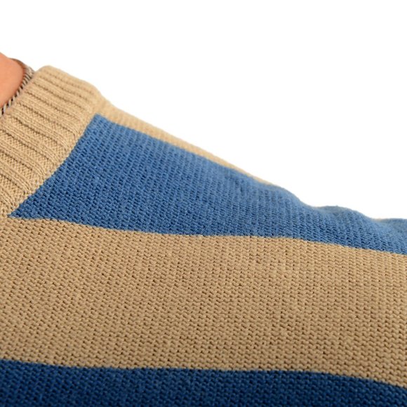 Kenneth Cole Men's Multi-Color Striped Crewneck Pullover Sweater - Picture 4 of 7